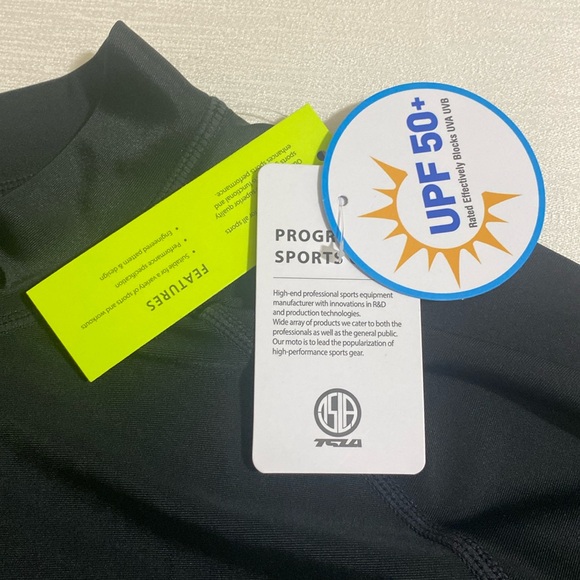 TSLA Women's Long Sleeve Rash Guard Zippered Shirt w UPF 50+ Sun Protection - Picture 3 of 5